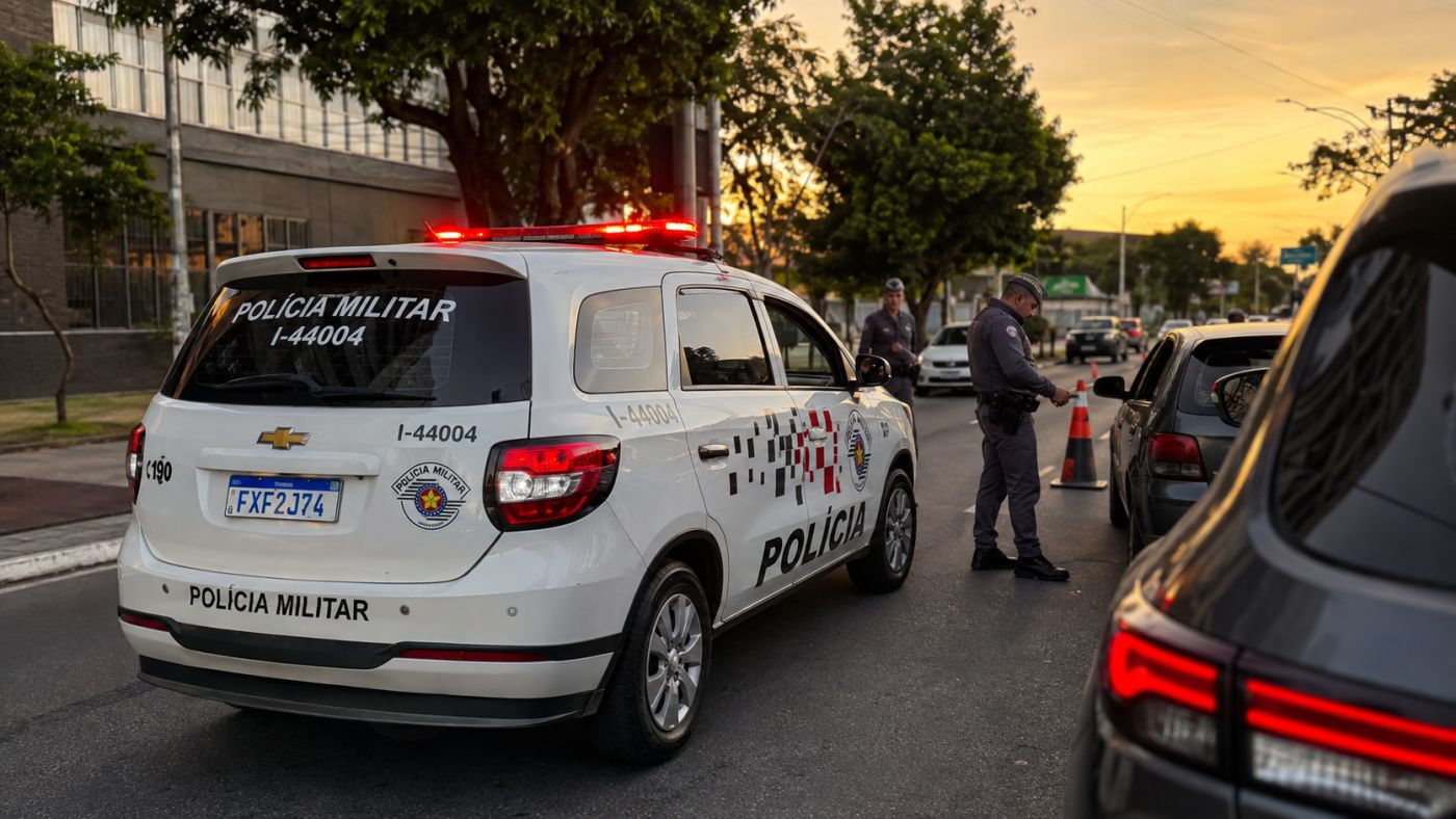 Polícia Militar realizou operações, prisões e apreensões em diferentes regiões do estado de São Paulo no domingo (30).
