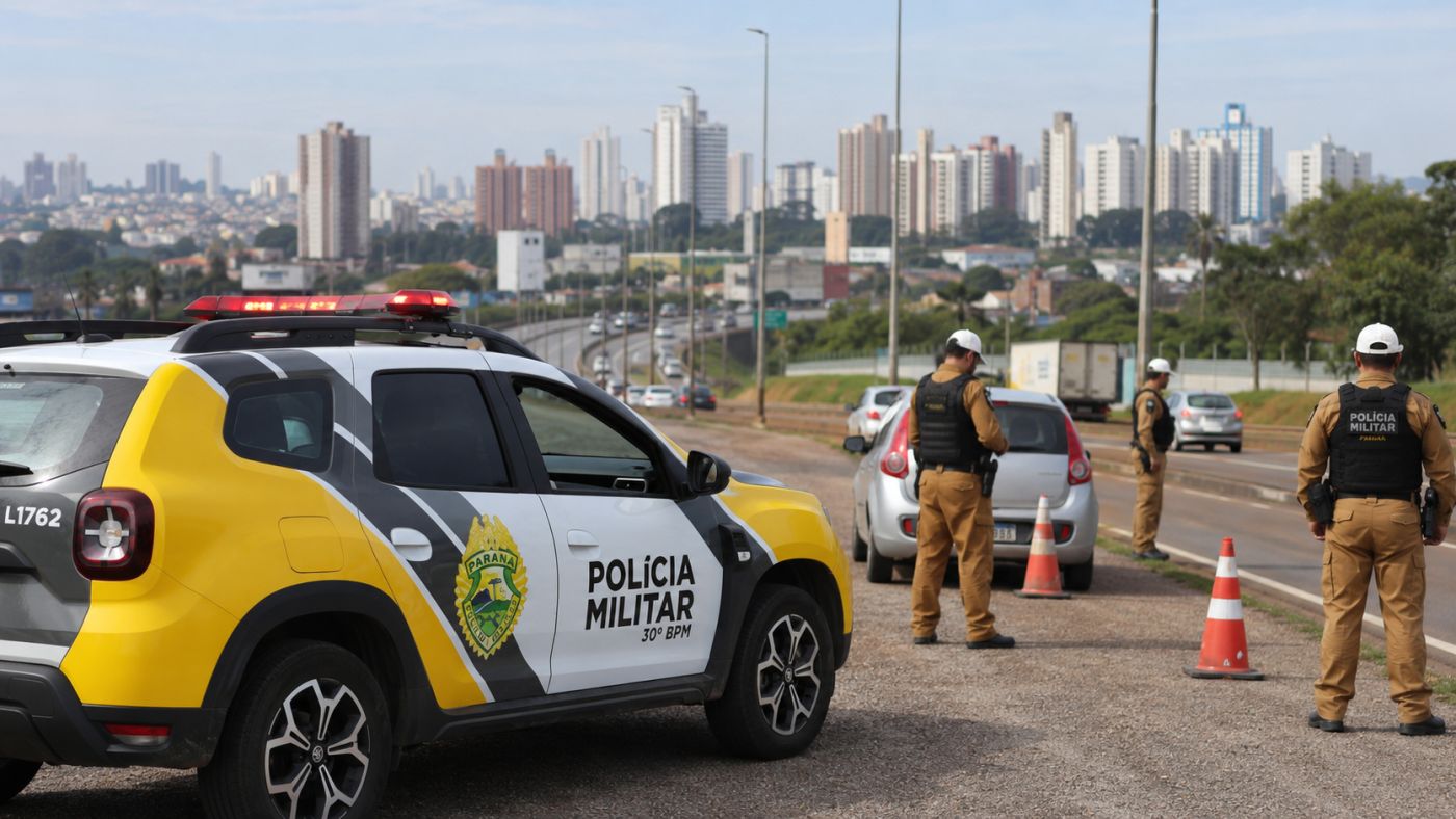 Polícia Militar atendeu ocorrências de diferentes naturezas em municípios do Paraná durante o domingo (30).