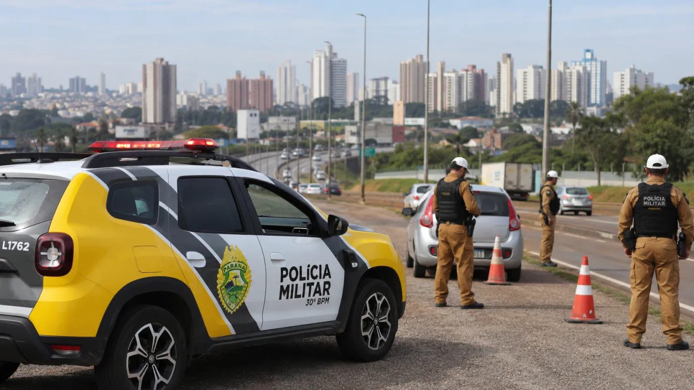 Polícia Militar atendeu ocorrências de diferentes naturezas em municípios do Paraná durante o domingo (30).