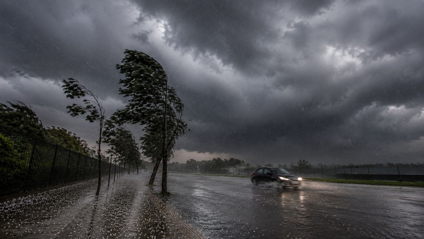 Alerta amarelo prevê tempestades - Foto Reprodução