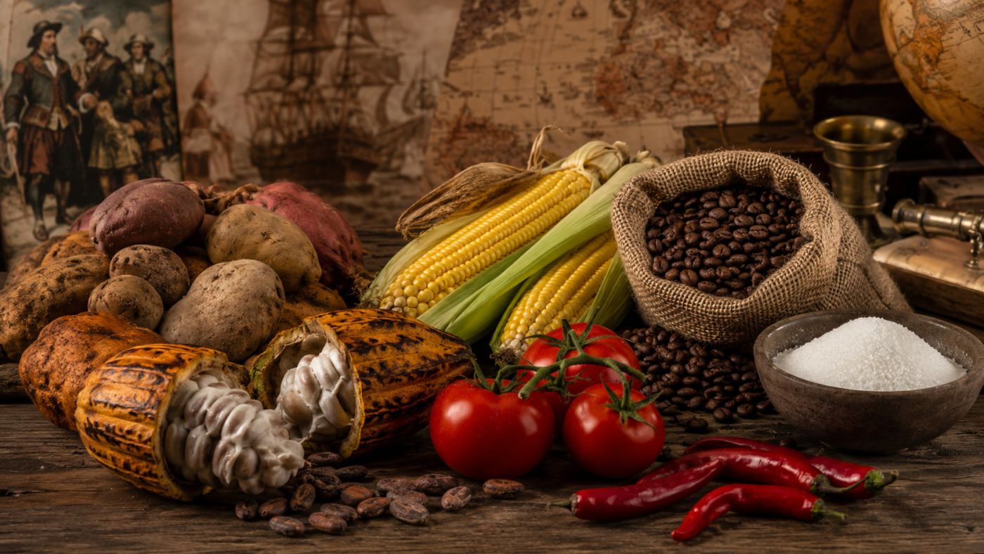 Alimentos como batata, milho, café, açúcar, tomate e pimenta ajudaram a transformar hábitos, economias e culturas ao redor