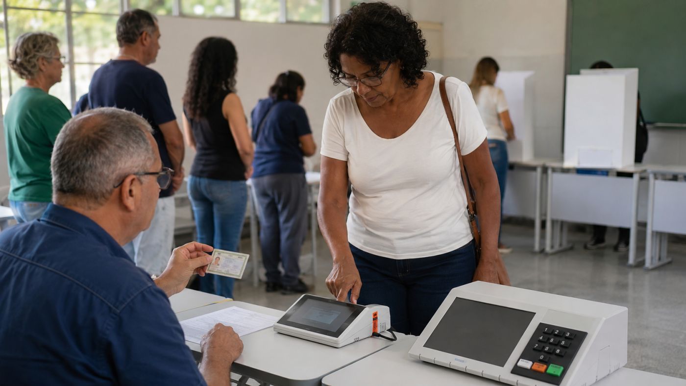 Biometria será usada para identificar eleitores nas eleições de 2026. Imagem ilustrativa.