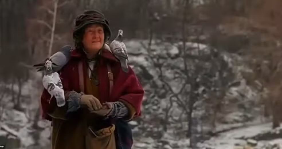 Brenda Fricker em "Esqueceram de Mim" — Foto: Reprodução