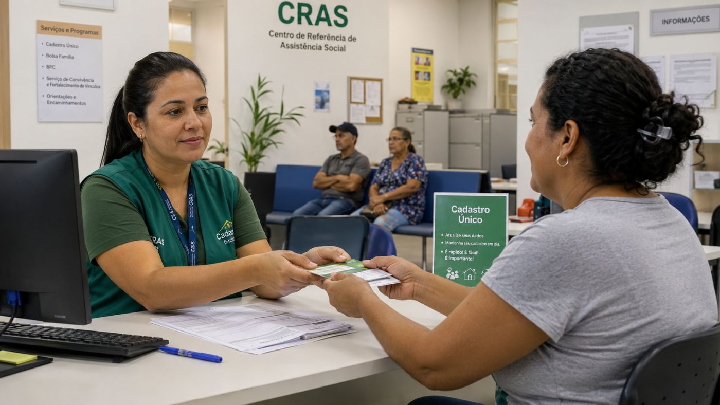 Cadastro atualizado permite que famílias sejam avaliadas para diferentes programas sociais.