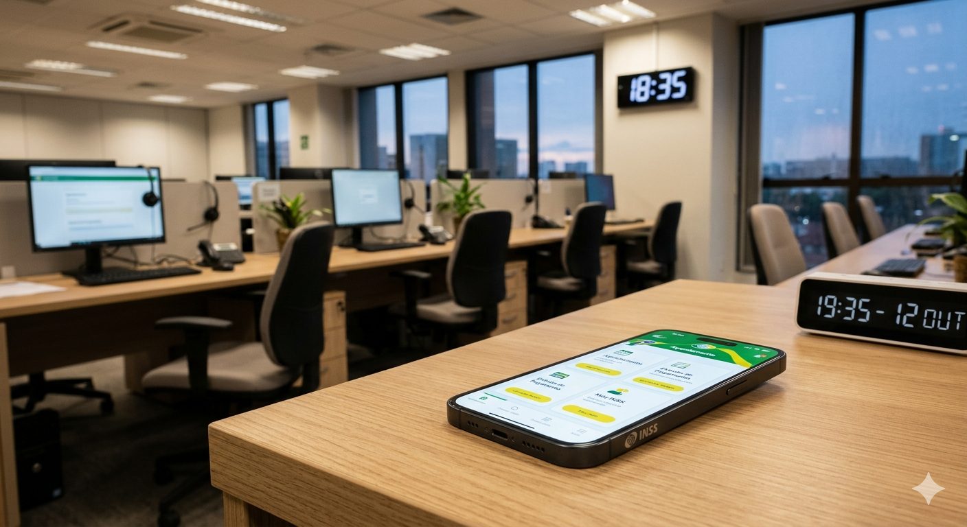 Sede do INSS e canais de atendimento digital operam 24h durante os jogos da Seleção Brasileira.