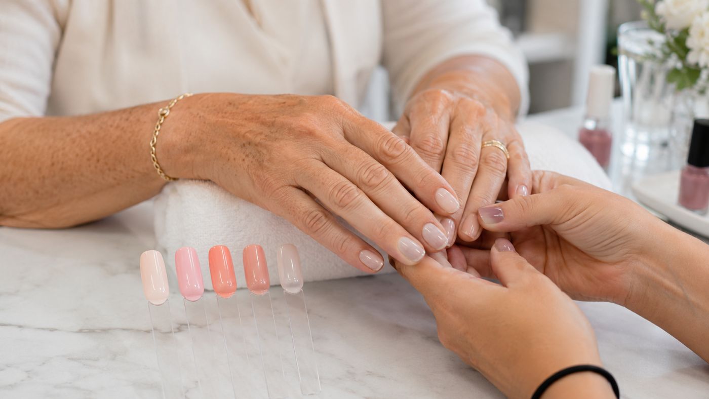 Tons claros e naturais estão entre as sugestões para uma manicure discreta.