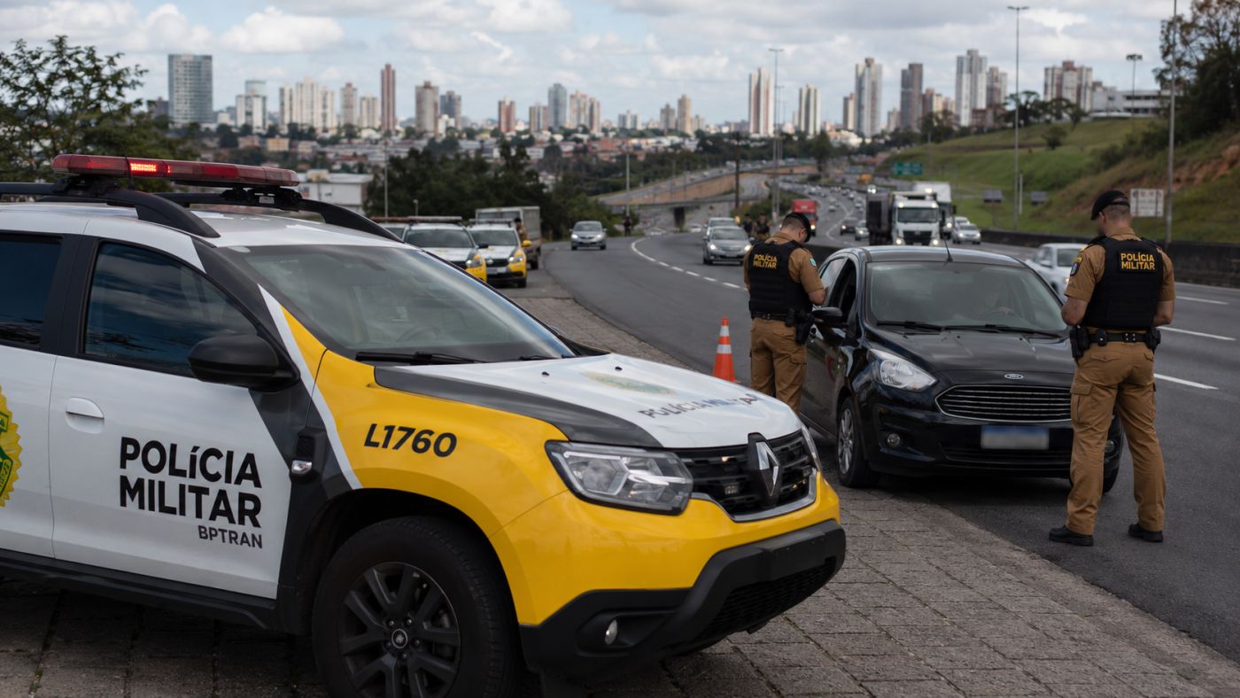 Operações, prisões e fiscalizações mobilizaram equipes da Polícia Militar em diferentes regiões do Paraná em 27 de agosto.