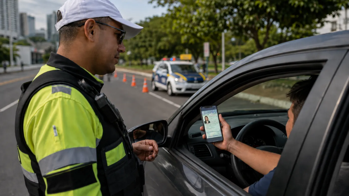 CNH Digital possui validade legal no Brasil e pode substituir o documento físico durante fiscalizações.