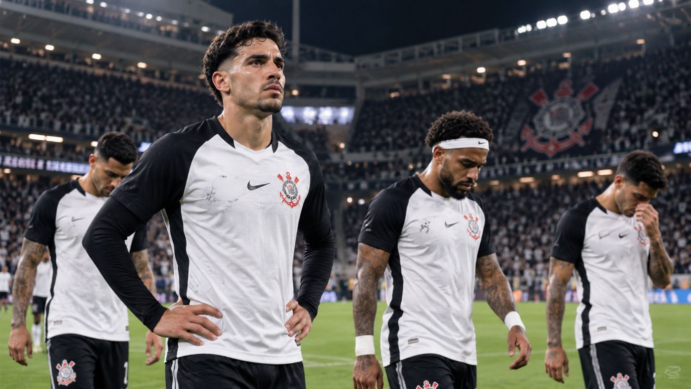 Corinthians caiu para a 18ª colocação do Brasileirão após a vitória do Grêmio sobre o Coritiba e soma dez partidas