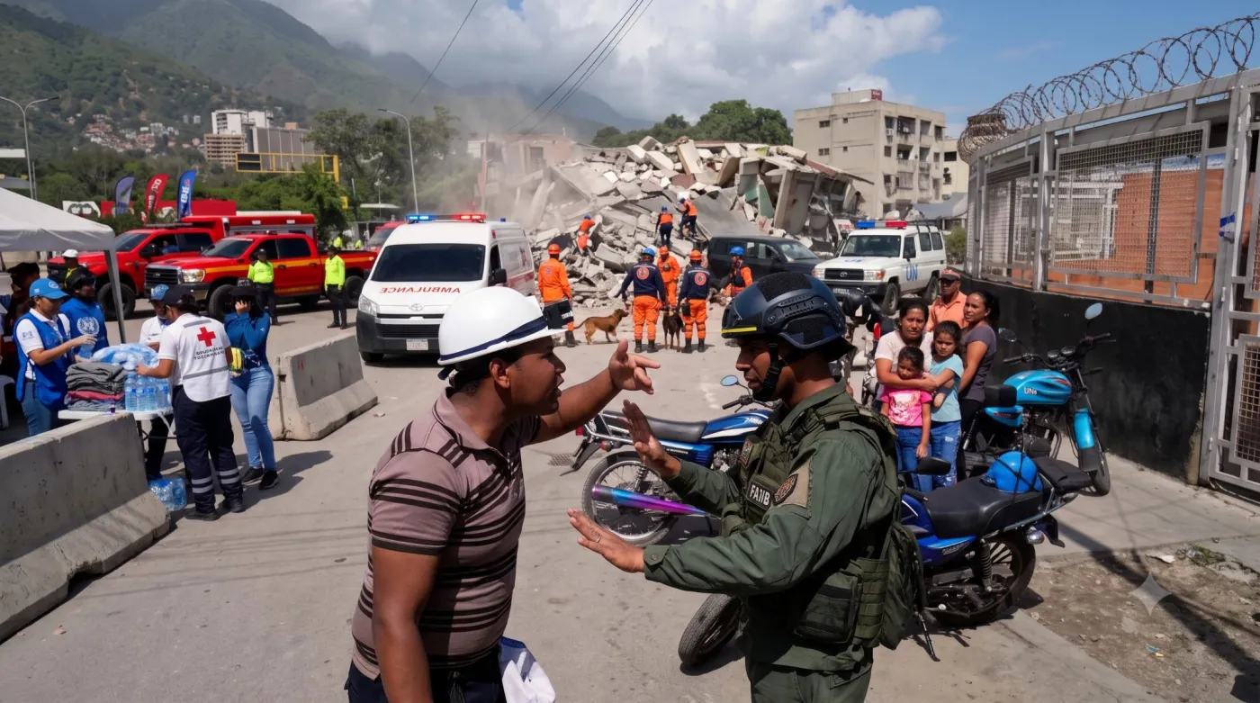 Denúncias apontam dificuldades na chegada de ajuda humanitária às áreas atingidas pelos terremotos na Venezuela