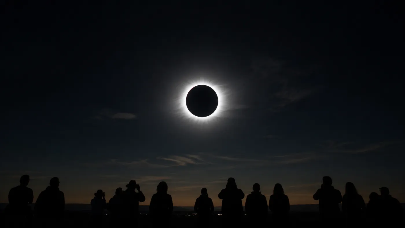 Eclipse solar total foi acompanhado por milhões de pessoas nesta quarta-feira (12).