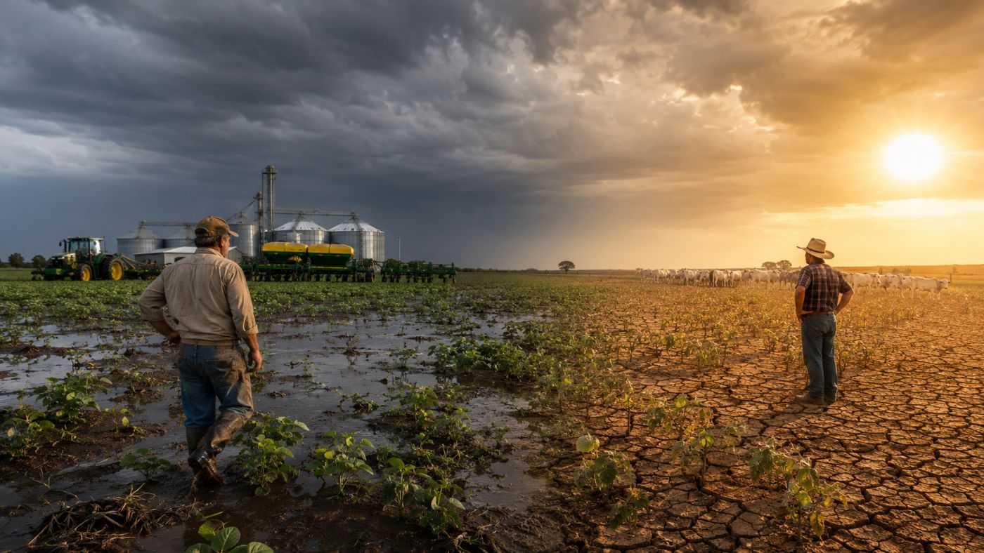 El Niño pode provocar excesso de chuva no Sul e períodos de seca e calor intenso no centro-norte do Brasil.