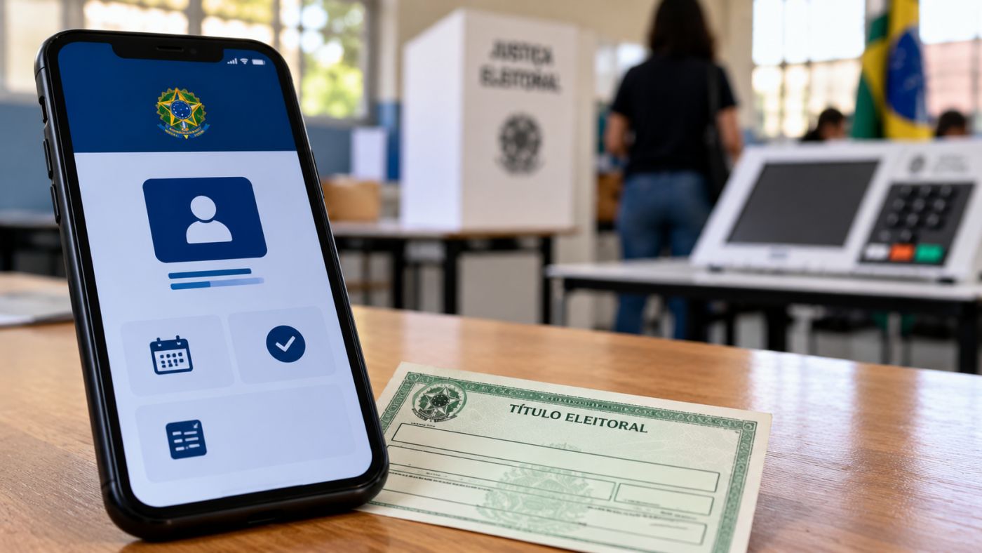 Eleitores devem instalar e validar o e-Título até 3 de outubro para evitar dificuldades no dia da votação. Imagem