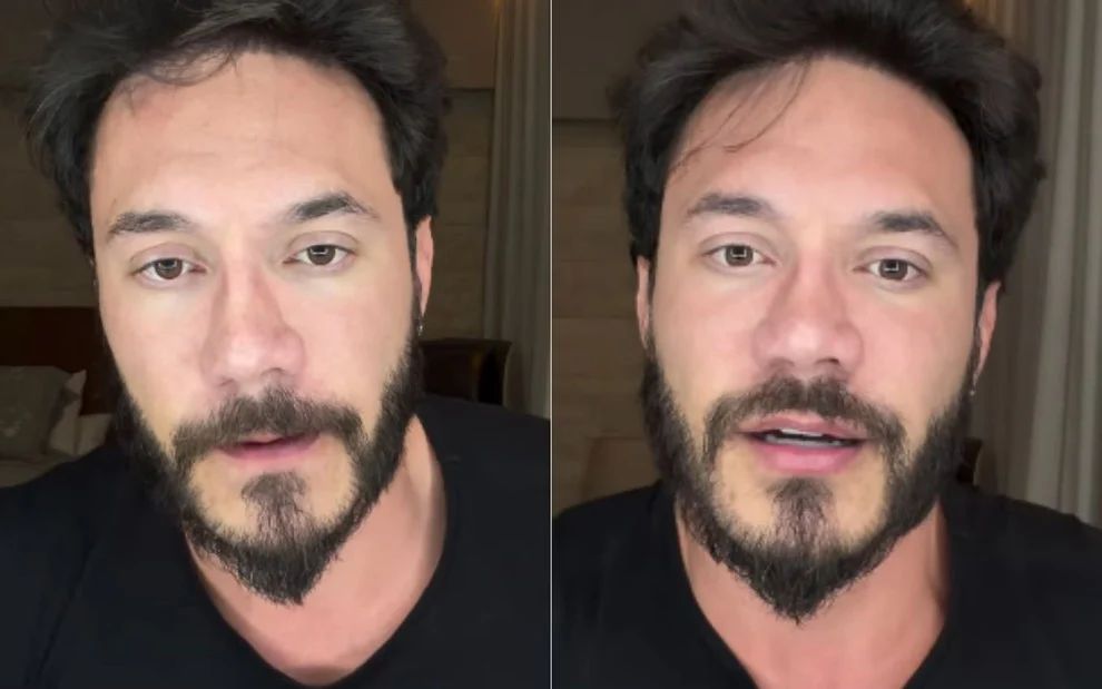 Eliezer Netto em vídeo do Instagram; ex-BBB assumiu vício em pornografia e fez alerta aos pais - Foto Reprodução/Instagram