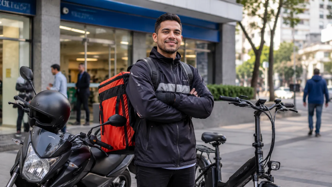 Entregadores poderão financiar motos e bicicletas elétricas pelo programa Move Brasil. Foto: reprodução.