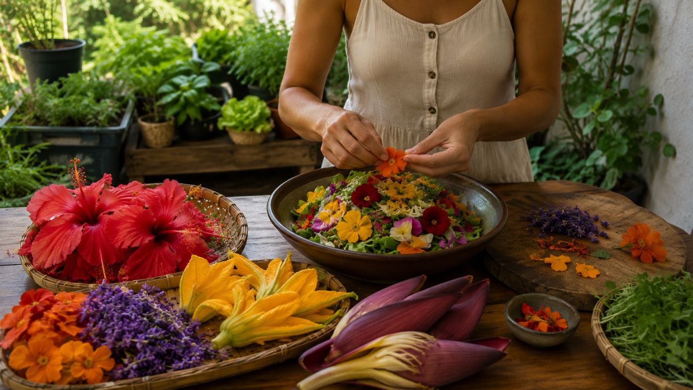 Estas flores do seu jardim podem ir para o prato — mas há um alerta importante