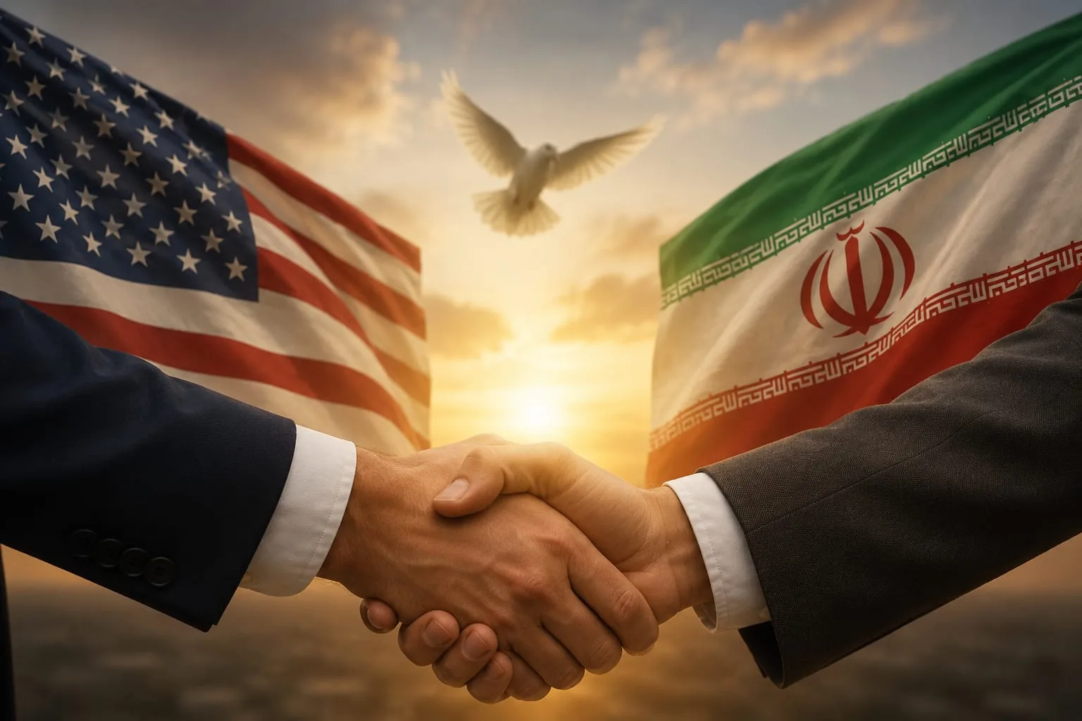 Navegação comercial no Estreito de Ormuz, ponto estratégico afetado pelas negociações de paz entre Washington e Teerã.