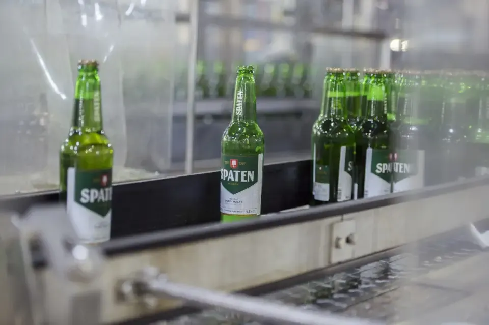 Fabricação da cerveja Spaten (Foto: Divulgação/Ambev)