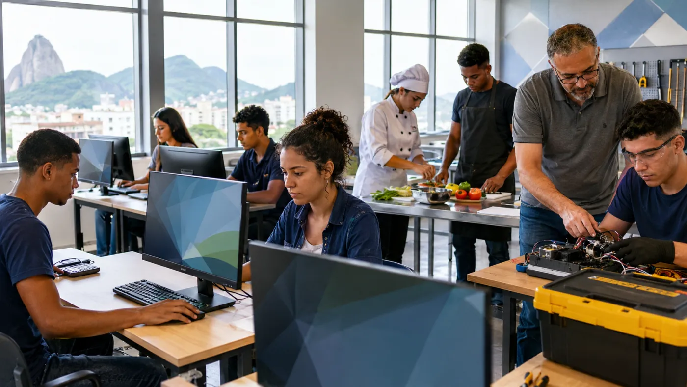 Faetec oferece cursos gratuitos de qualificação profissional em várias regiões do Rio de Janeiro.