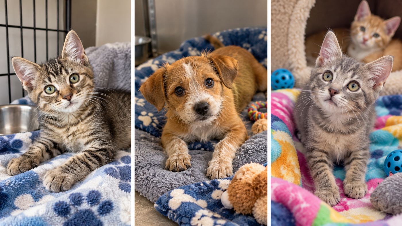 Feira de adoção em Belo Horizonte reúne cães e gatos que aguardam a oportunidade de encontrar uma família responsável.