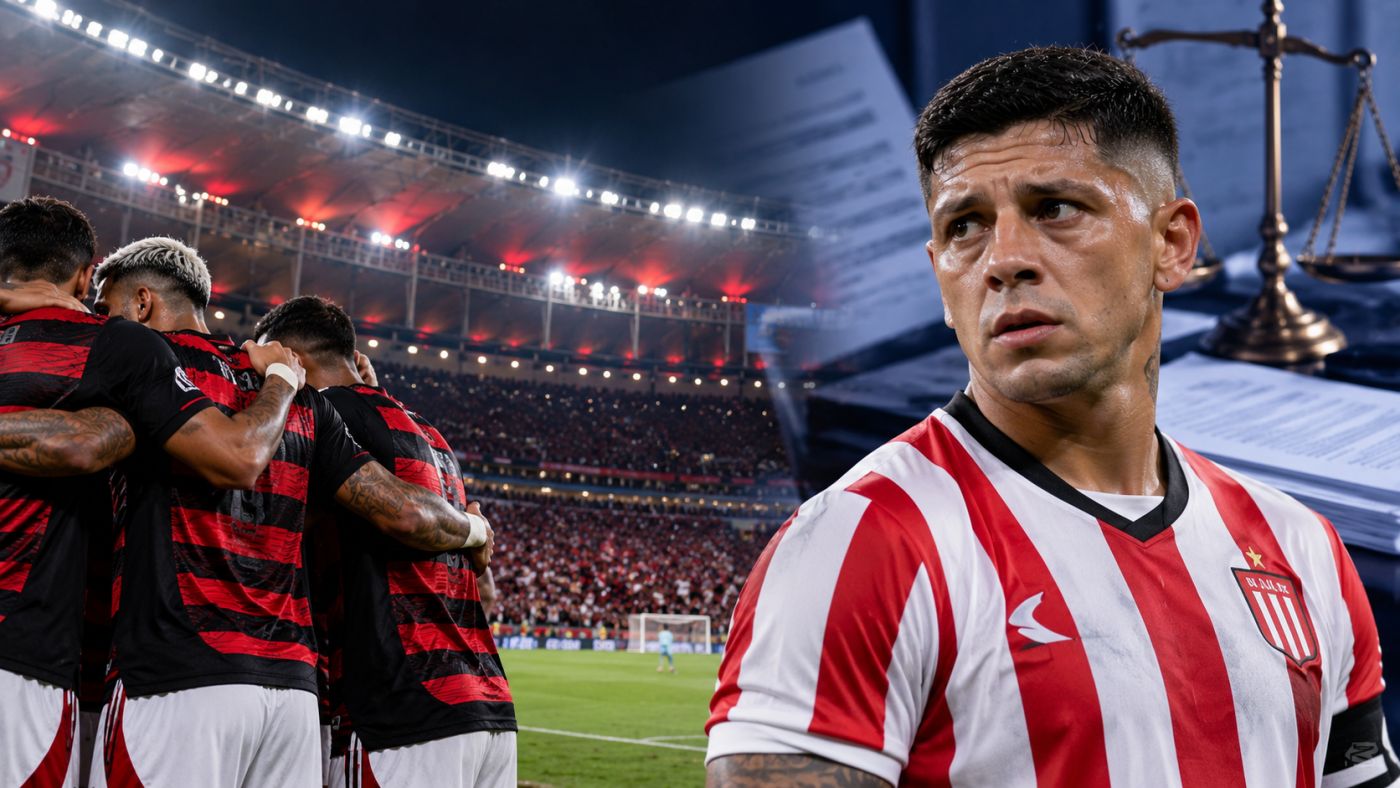 Flamengo questiona a escalação de Marcos Rojo pelo Estudiantes na semifinal da Libertadores; decisão do CAS e possível