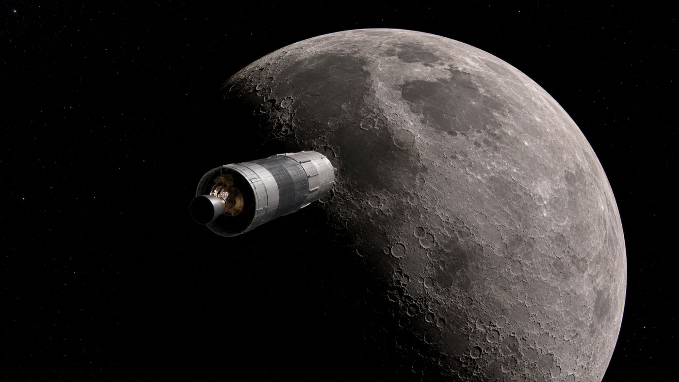 Estágio de foguete deverá colidir com a Lua durante a madrugada, sem risco para a Terra.