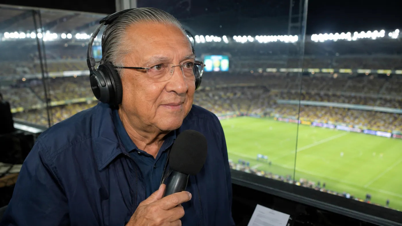 Galvão Bueno deixou aberta a possibilidade de participar da Copa de 2030 como comentarista.