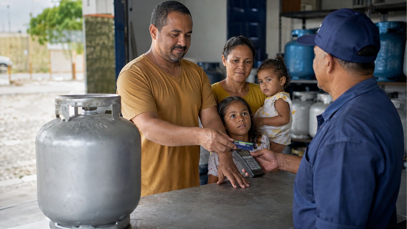 Nova rodada do Gás do Povo libera recarga gratuita para cerca de 3,2 milhões de famílias.