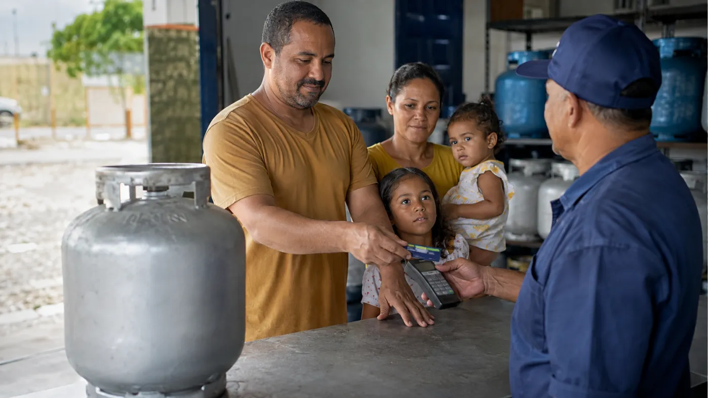 Nova rodada do Gás do Povo libera recarga gratuita para cerca de 3,2 milhões de famílias.