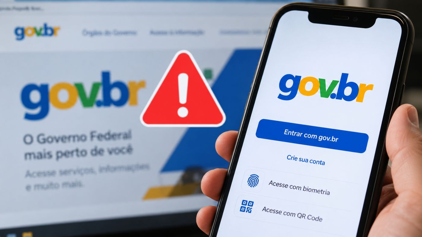 Gov.br apresenta instabilidade nesta segunda-feira (28), com usuários relatando dificuldades para acessar a plataforma e