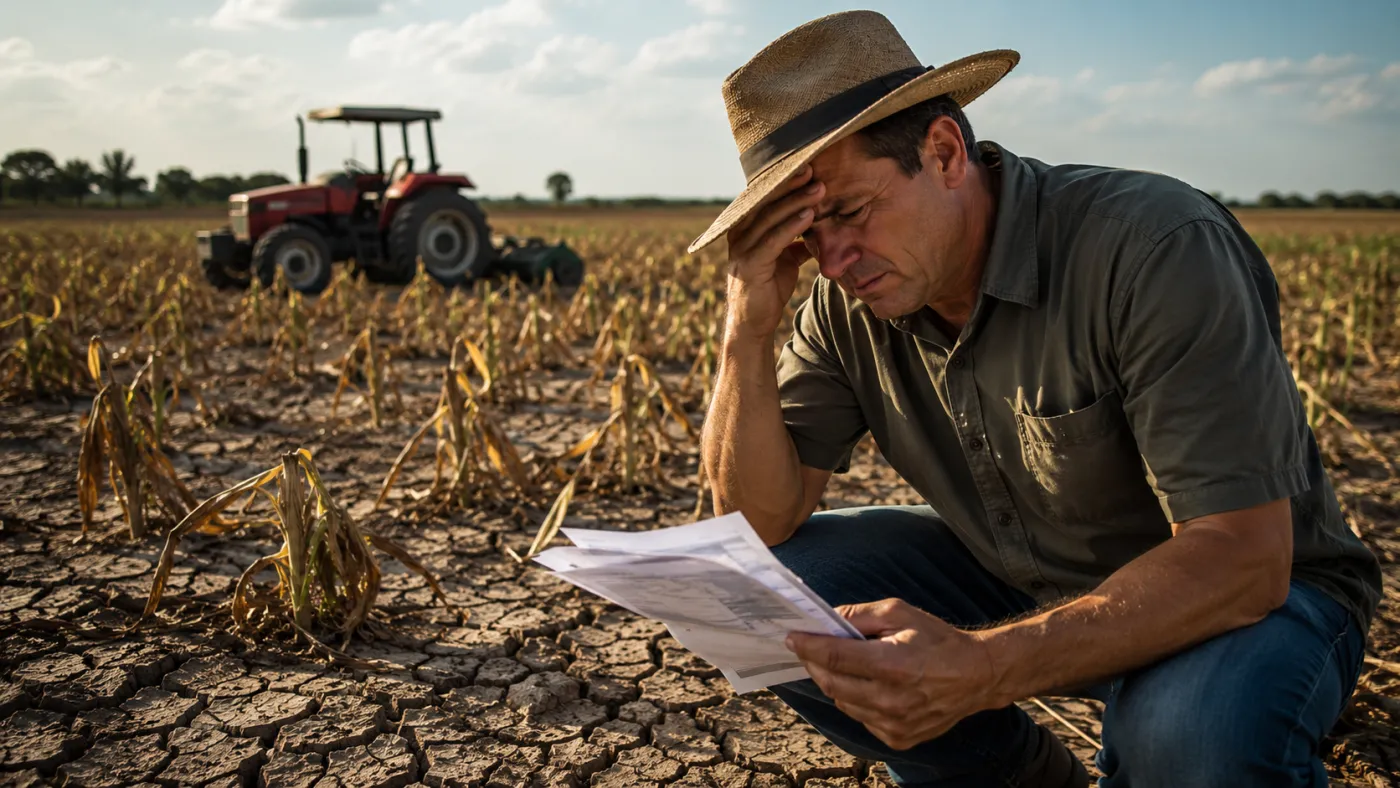 Novas linhas de crédito poderão atender produtores rurais afetados por perdas climáticas e redução da renda.