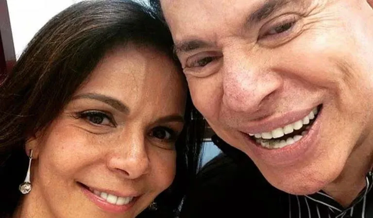 Sula Miranda e Silvio Santos. Foto: Reprodução/Instagram