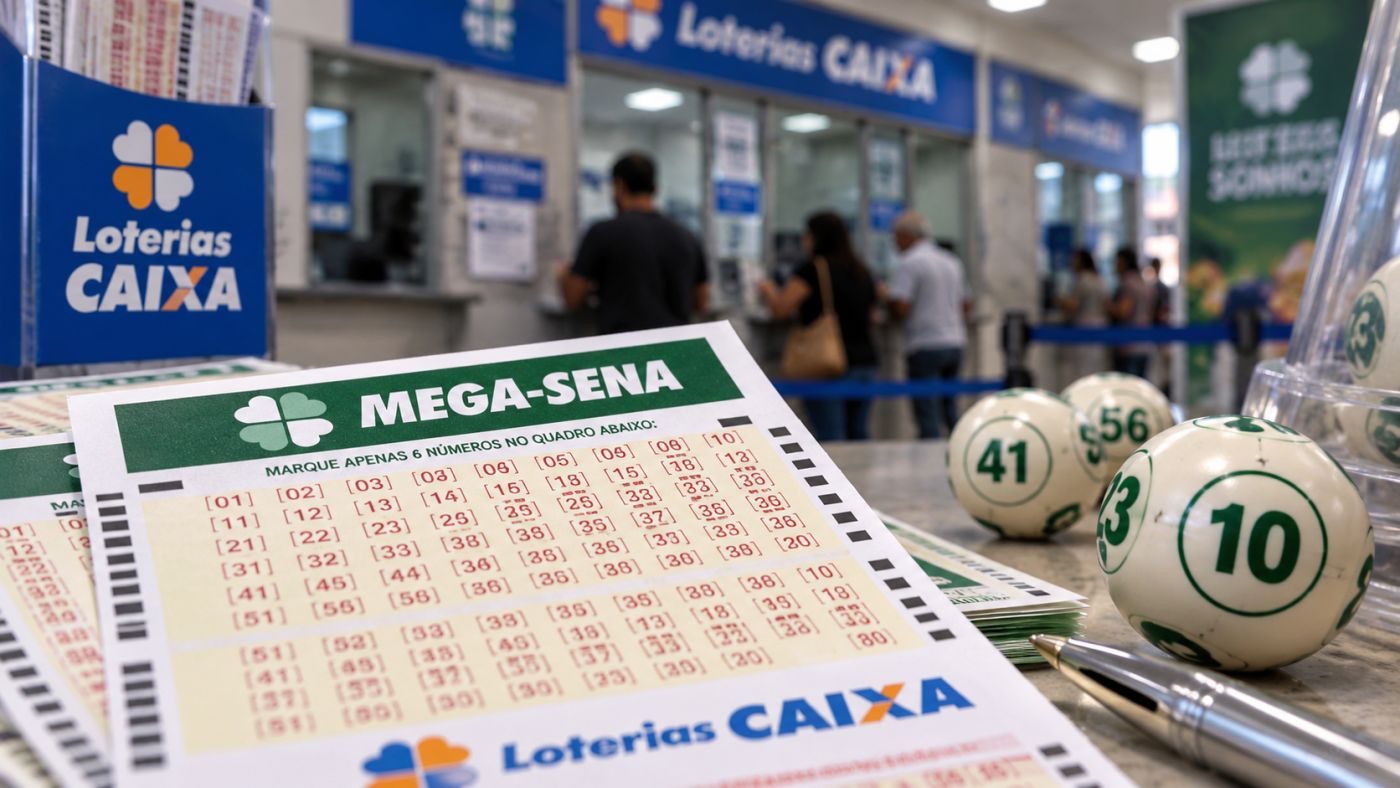 Mega-Sena sorteia prêmio estimado em R$ 76 milhões nesta quinta-feira (10).