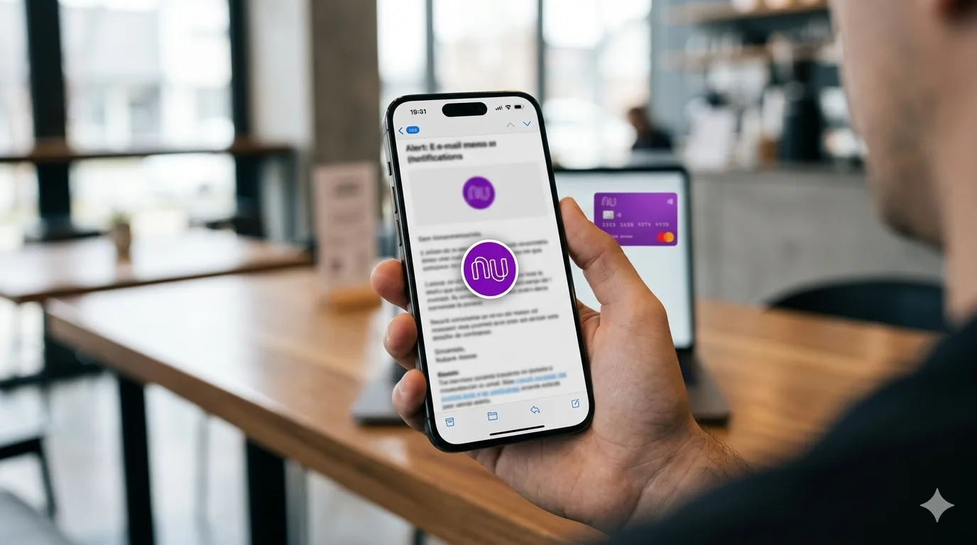 Nubank afirmou que segue operando normalmente após envio indevido de e-mail a clientes.
