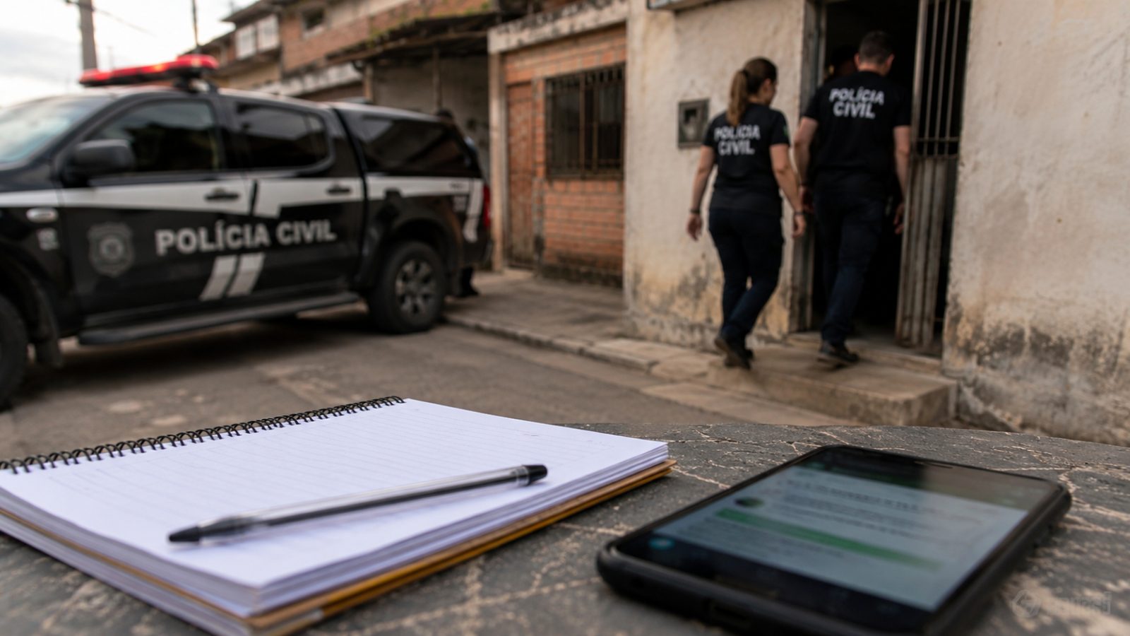 Polícia Civil investiga plano de pai contra o próprio filho no Espírito Santo.