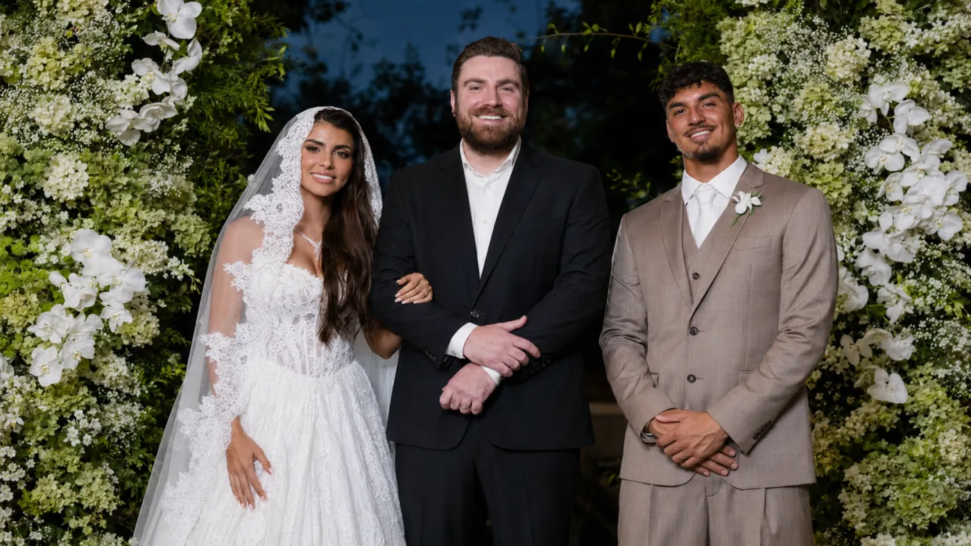 André Fernandes celebrou o casamento de Gabriel Medina e Isabella Arantes. Foto: reprodução/Instagram.