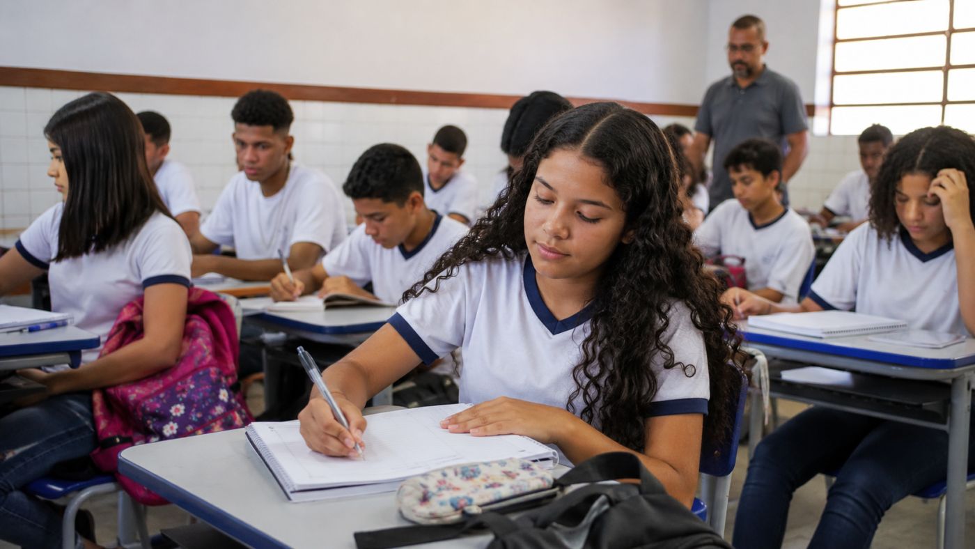 Estudantes do ensino médio podem receber nova parcela do Pé-de-Meia — Foto: Reprodução/Agência Brasil