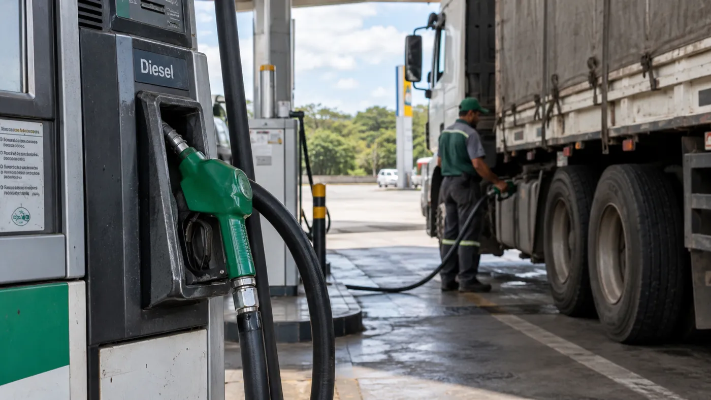 Petrobras reajustou o diesel em R$ 1 por litro, mas desconto ligado ao programa de subvenção neutraliza o aumento no preço líquido cobrado das distribuidoras.