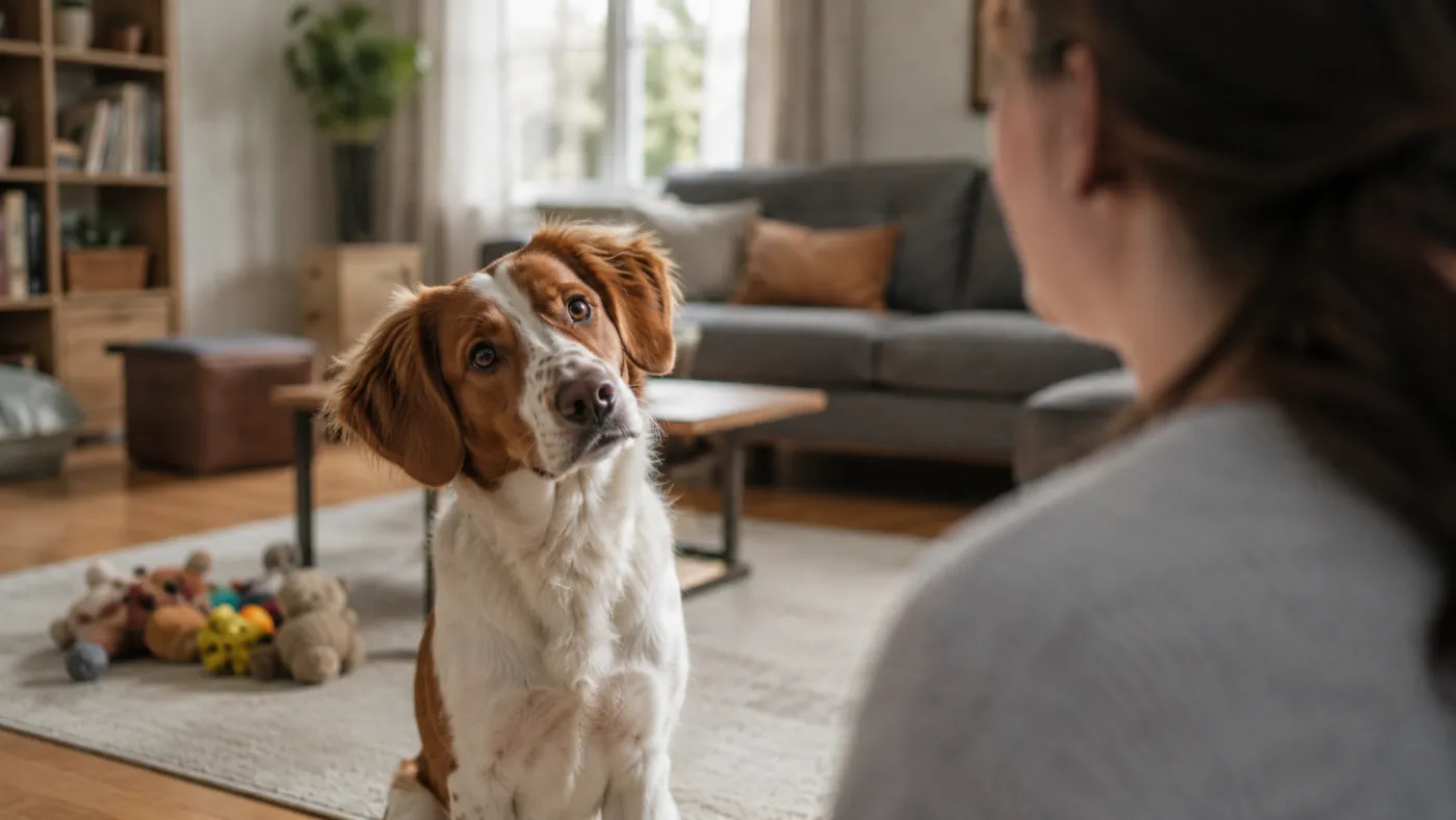 Cães podem inclinar a cabeça ao tentar reconhecer palavras conhecidas — Foto: Reprodução