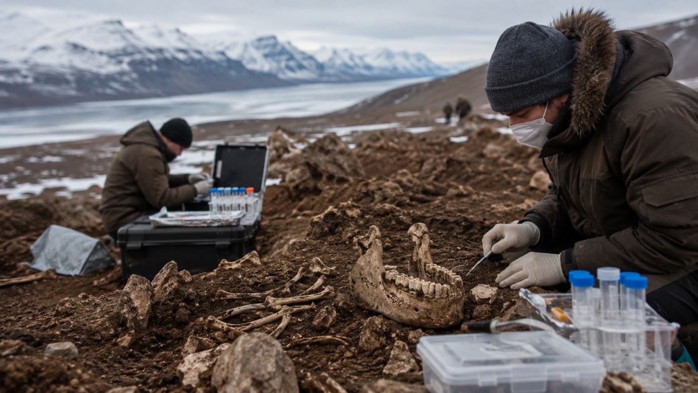DNA antigo revelou sinais da bactéria da peste em populações humanas pré-históricas — Foto: Reprodução