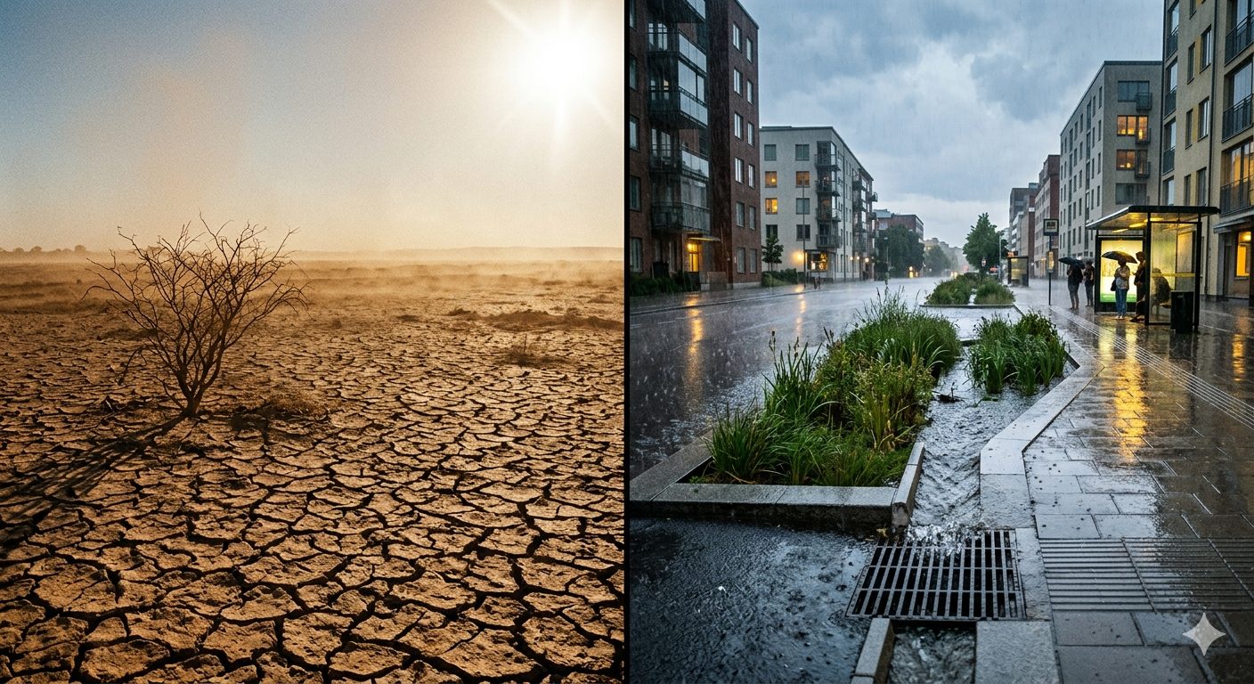Gráfico meteorológico projeta o aquecimento anômalo das águas do Oceano Pacífico e os eixos de impacto climático na América