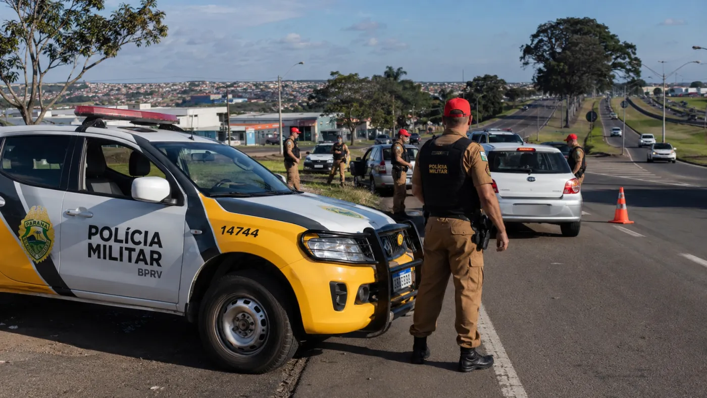 Ocorrências mobilizaram equipes das forças de segurança em diferentes municípios do Paraná nesta quinta-feira (27).