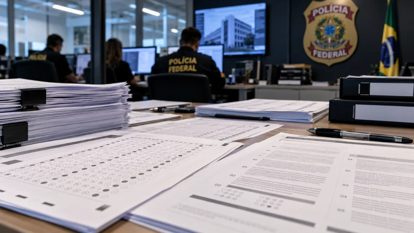 Polícia Federal realiza a Operação Gabarito nesta quarta-feira (21), no Rio de Janeiro, para investigar possíveis fraudes em concurso da UFRJ que oferecia 243 vagas.