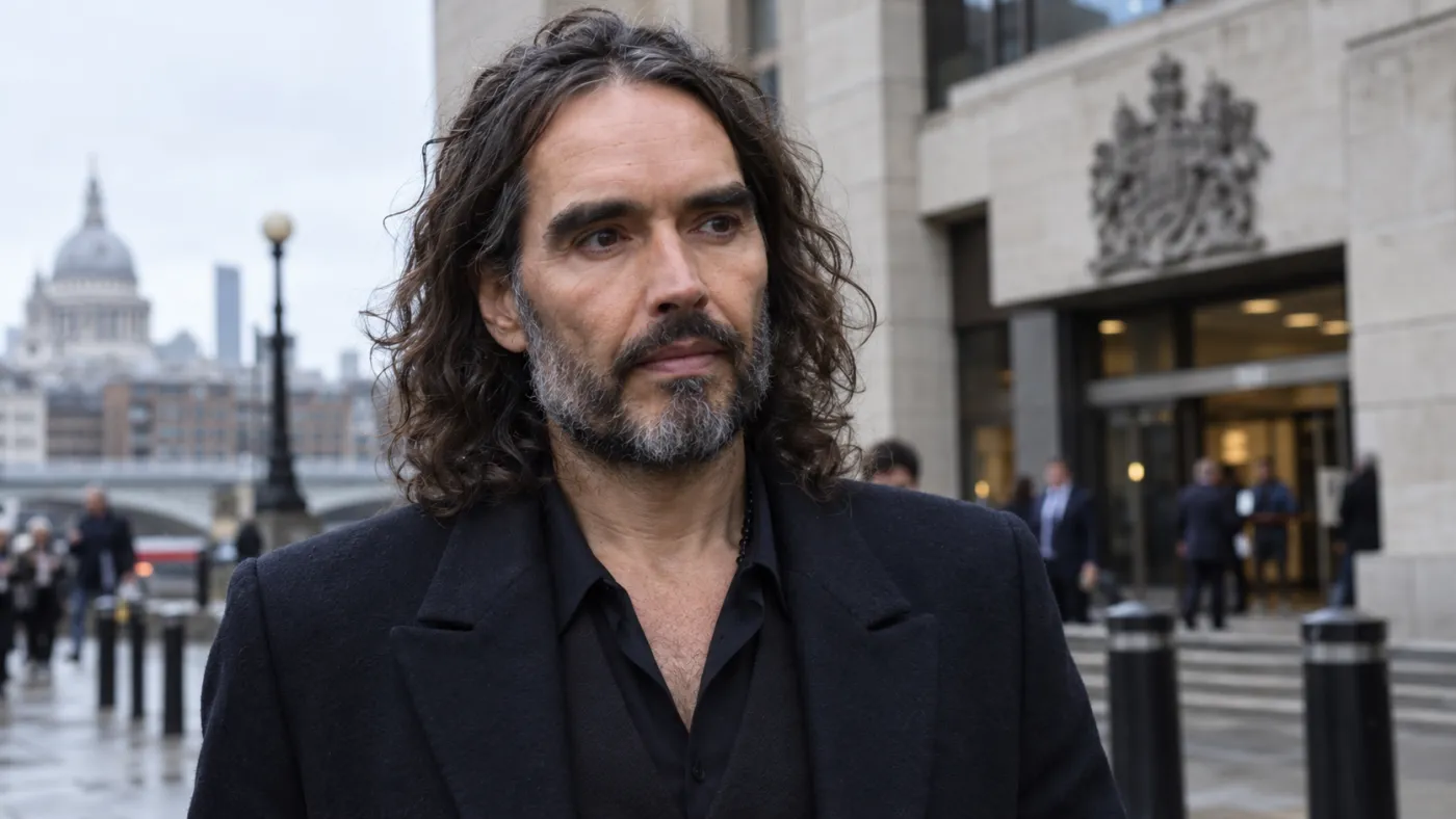Russell Brand enfrenta julgamento em Londres por sete acusações de crimes sexuais envolvendo seis mulheres; ator nega todas as denúncias e ainda aguarda decisão judicial.