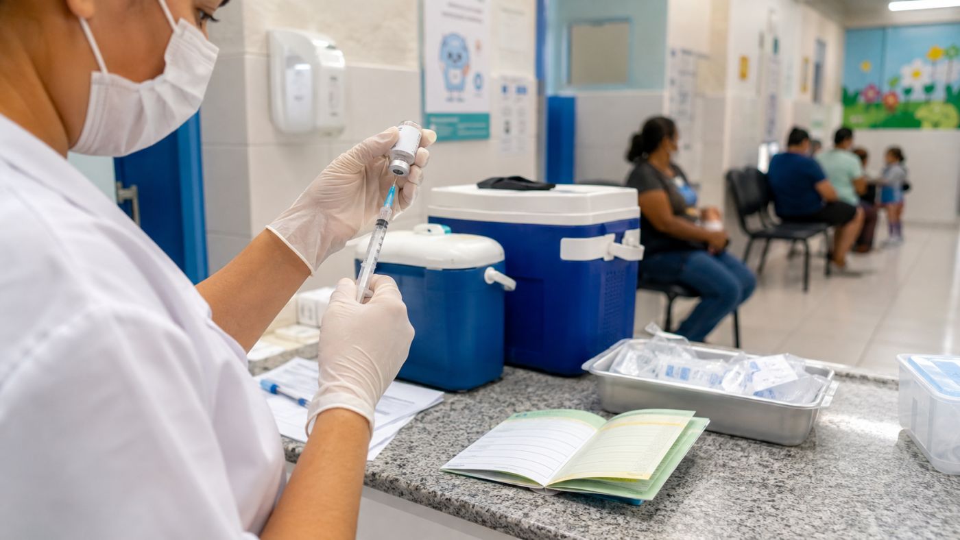 São Paulo chegou a 23 casos confirmados de sarampo e reforçou a distribuição da vacina tríplice viral. Foto: Imagem