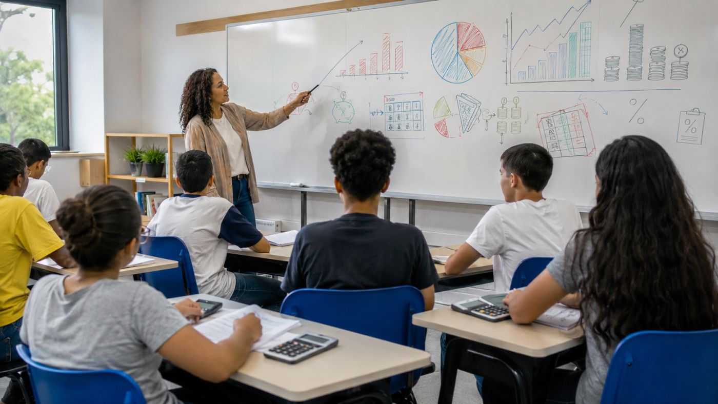 Proposta prevê que educação financeira seja abordada em disciplinas já existentes.