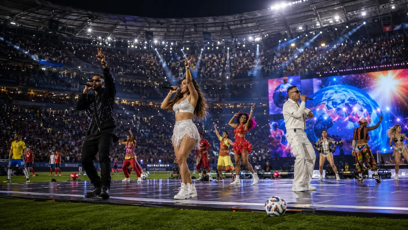 Copa do Mundo 2026, Madonna, BTS, Justin Bieber, Shakira, música, celebridades