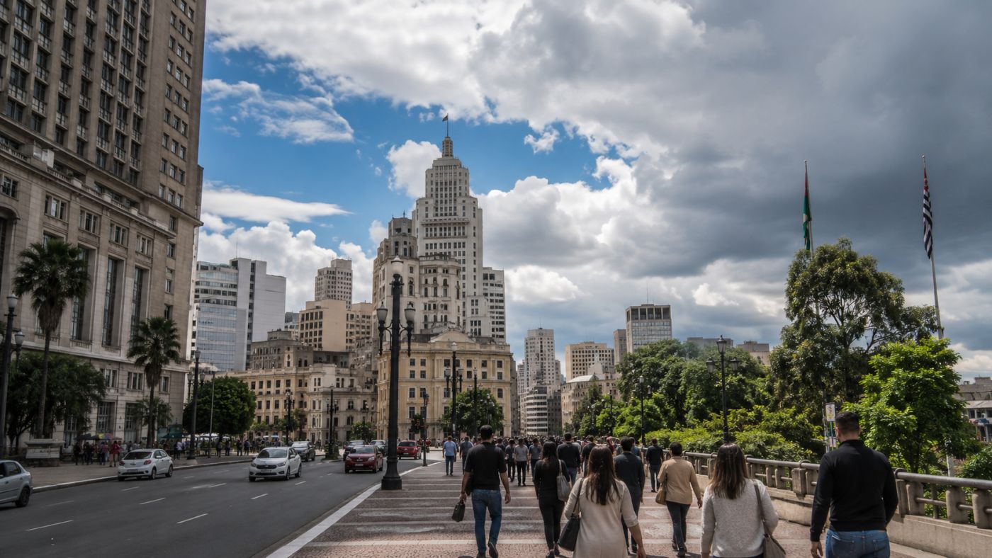 Sudeste terá sol entre nuvens, temperaturas amenas e chuva isolada neste fim de semana.