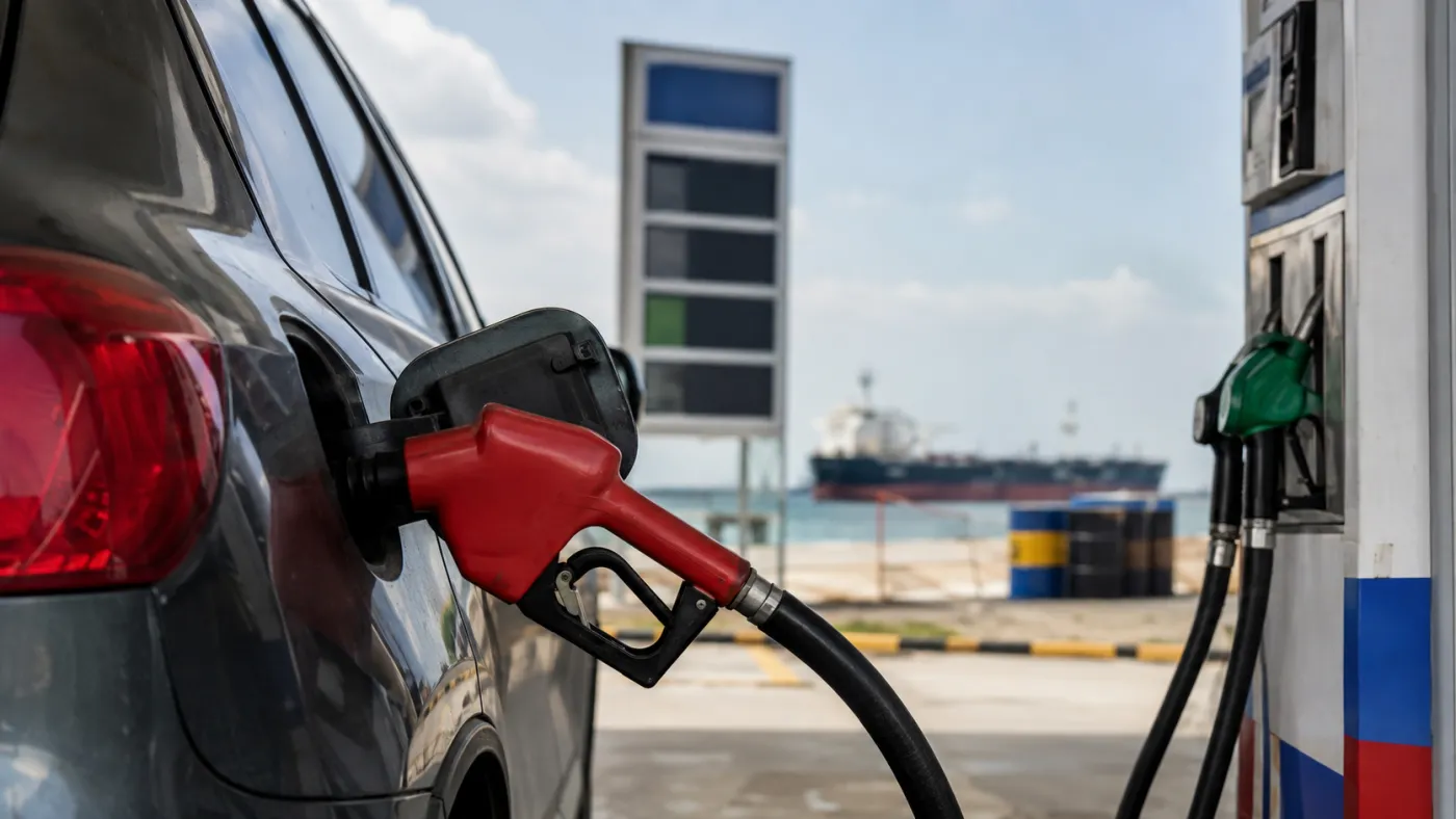 Governo mantém subsídio de R$ 0,44 por litro para reduzir os efeitos da alta internacional do petróleo sobre a gasolina.