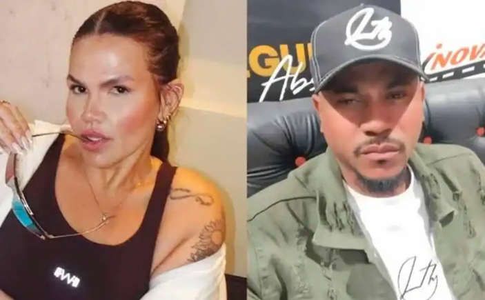 Thais Carla confirmou o fim do namoro com Fabrício Camargo. Foto: Reprodução